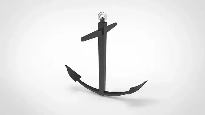 Kedge Anchor 3D model