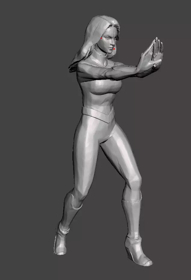 invisible woman 3d model for 3d printing 3D print model