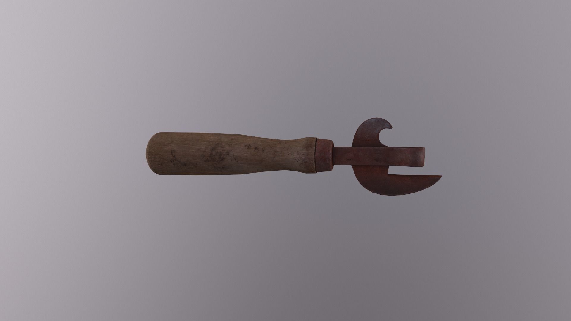 Can opener Low-poly 3D model_5