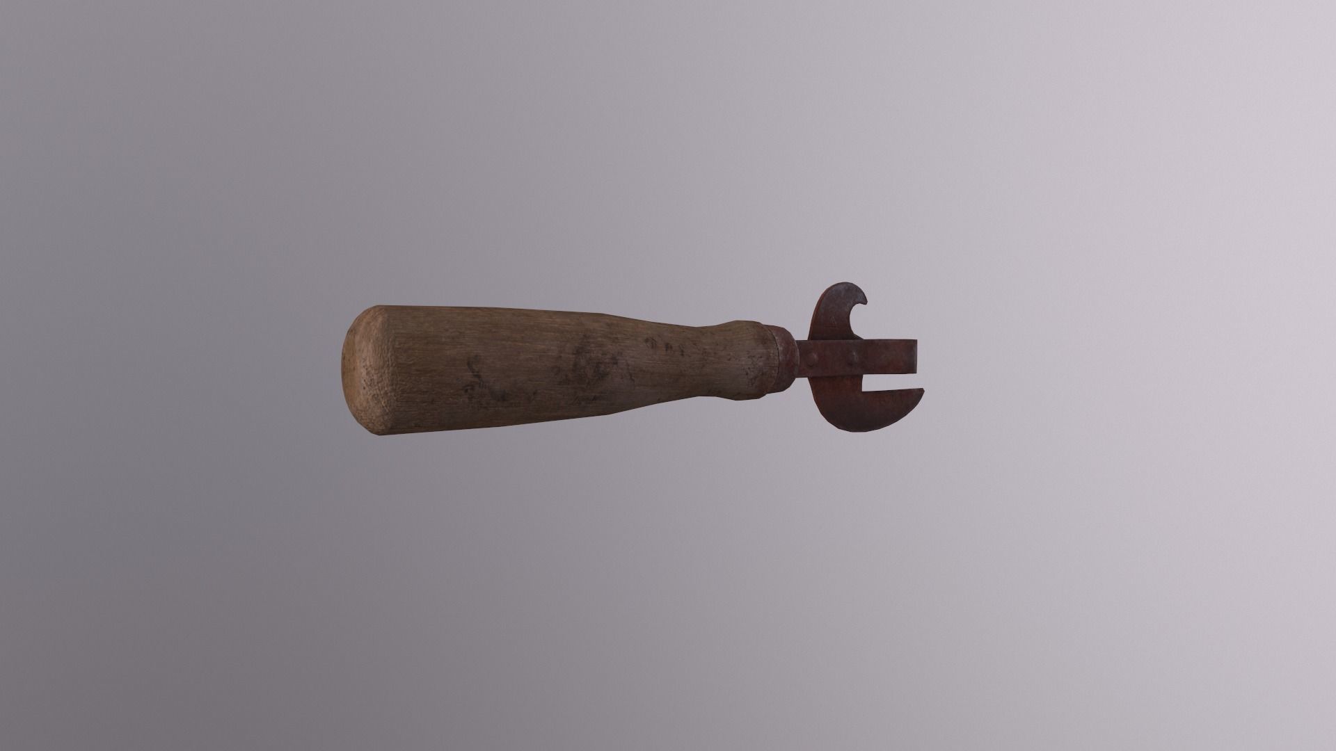 Can opener Low-poly 3D model_29
