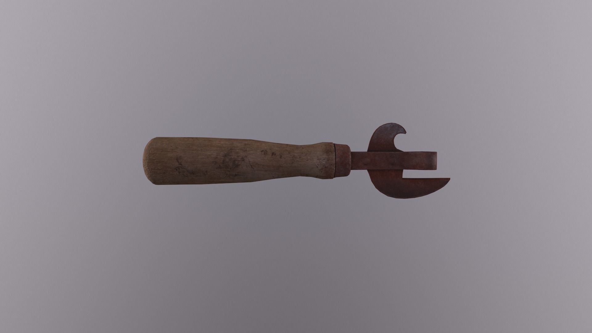 Can opener Low-poly 3D model_4