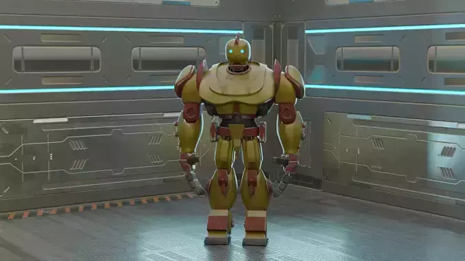 robot 3D model