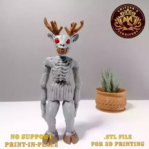 FLEXI WENDIGO HALLOWEEN SPECIAL PRINT IN PLACE NO SUPPORT