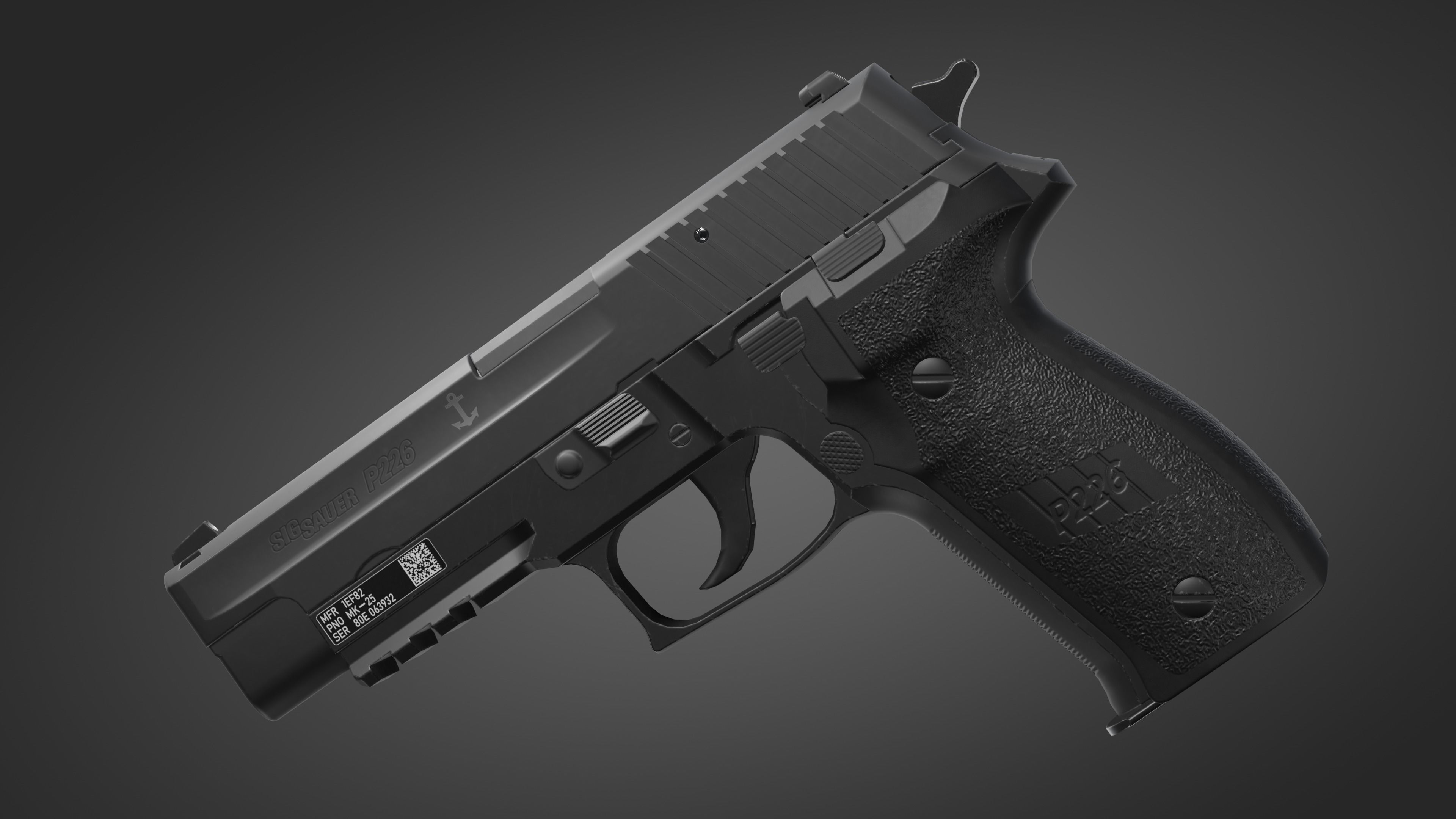 Sig Sauer P226 MK25 3D model_3