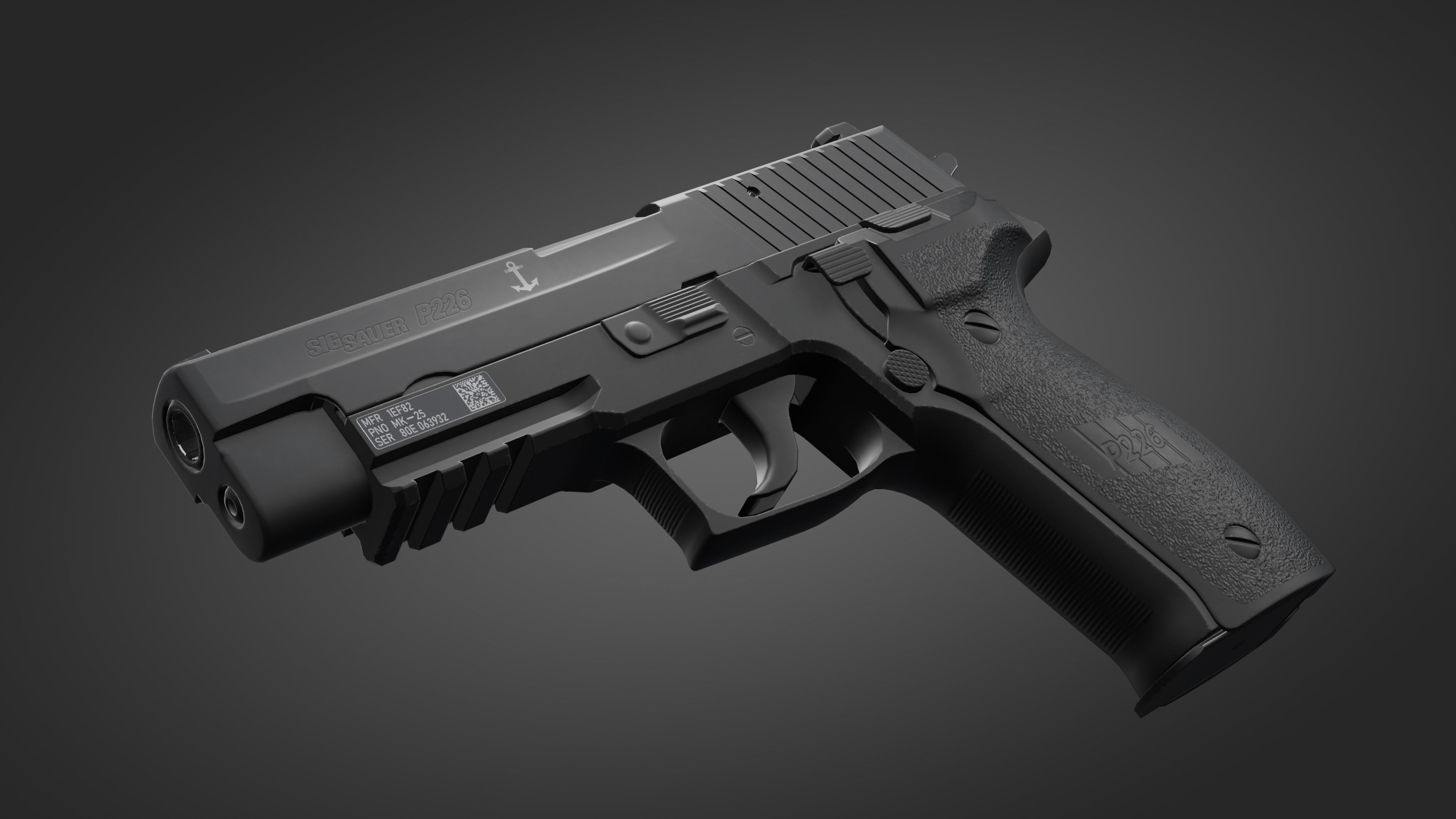 Sig Sauer P226 MK25 3D model_1