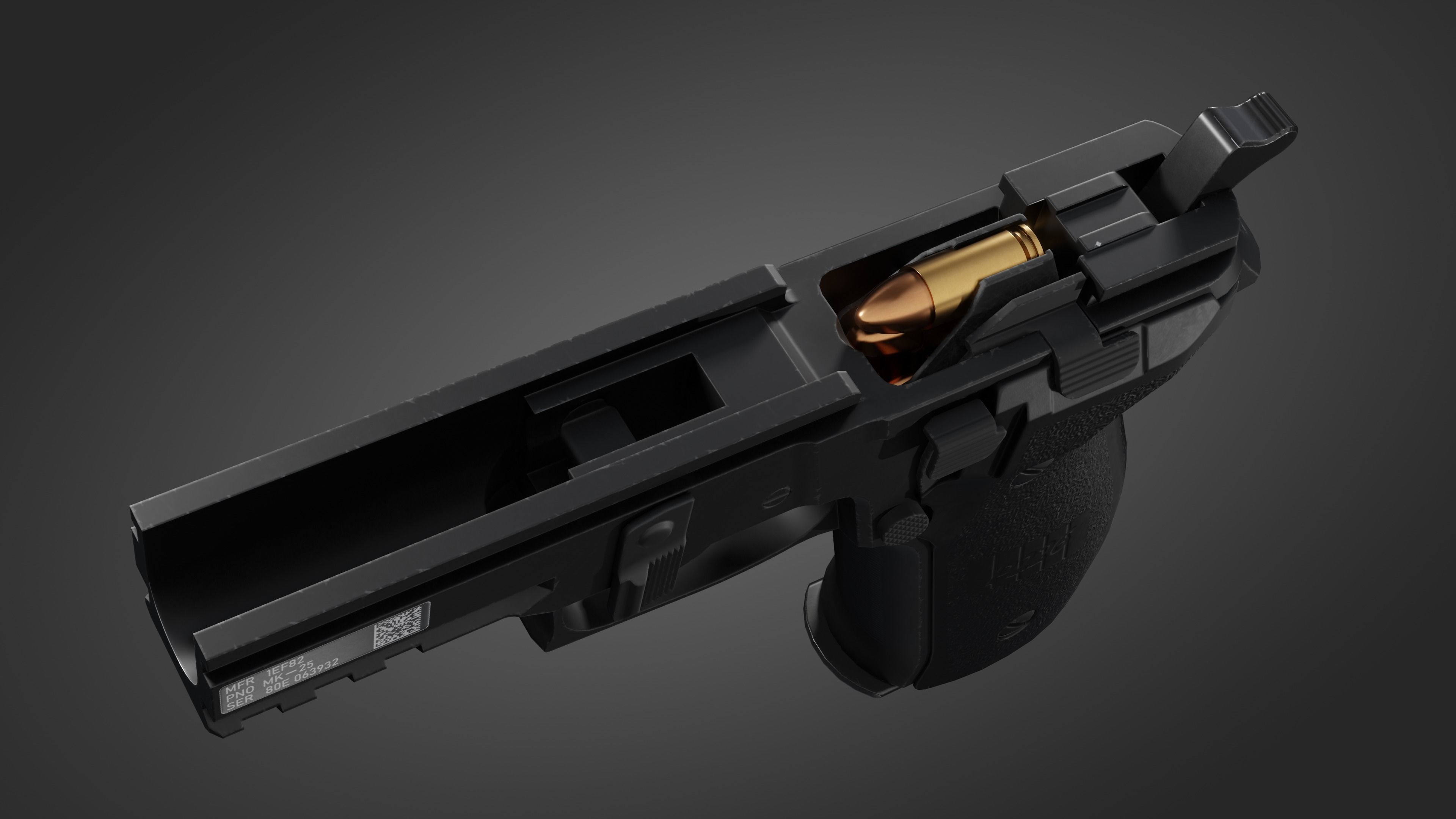 Sig Sauer P226 MK25 3D model_4