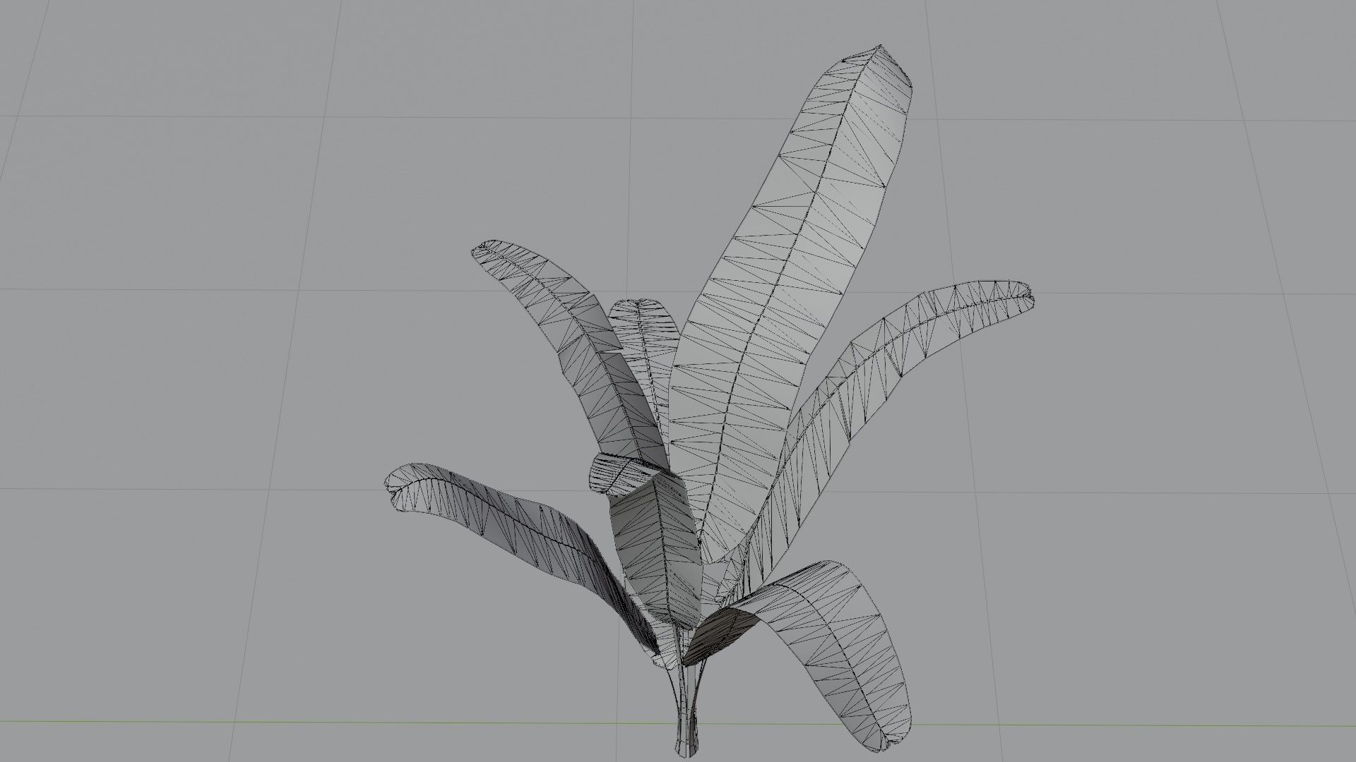  Tropical plants collection Low-poly 3D model_11