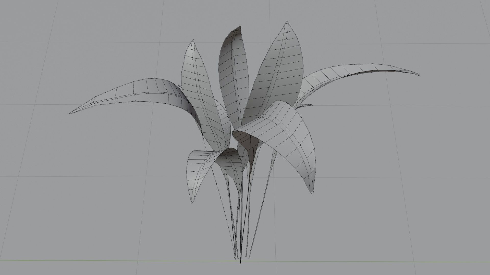  Tropical plants collection Low-poly 3D model_10