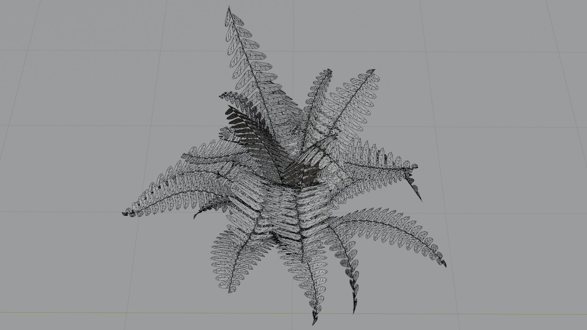  Tropical plants collection Low-poly 3D model_14