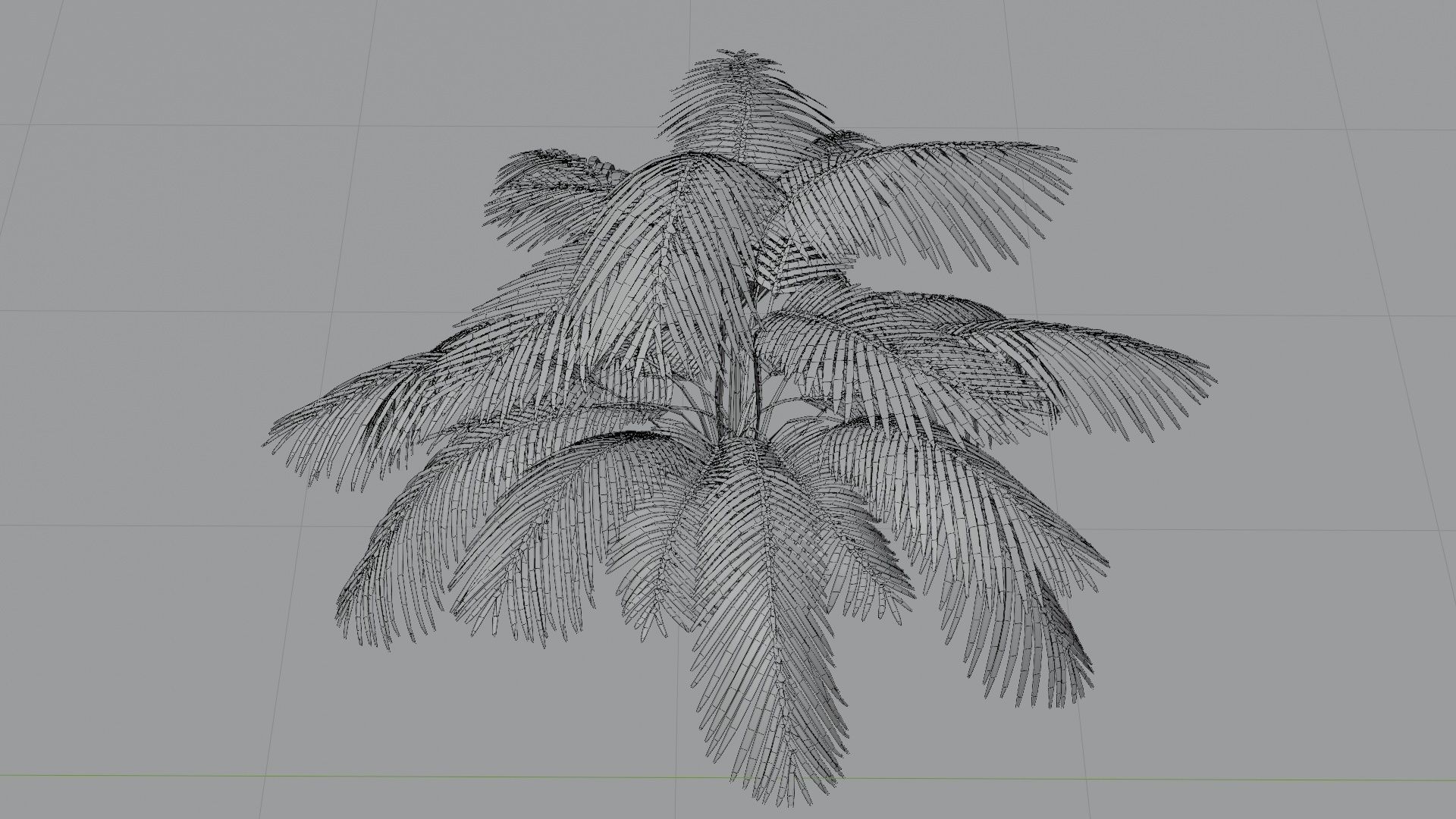  Tropical plants collection Low-poly 3D model_13