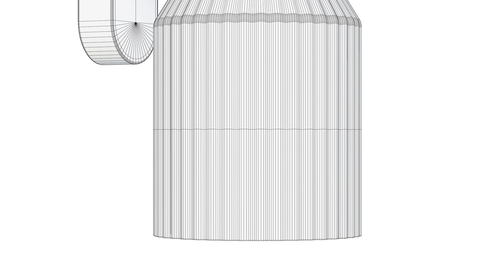Funnel Wall Lamp 3D model_13