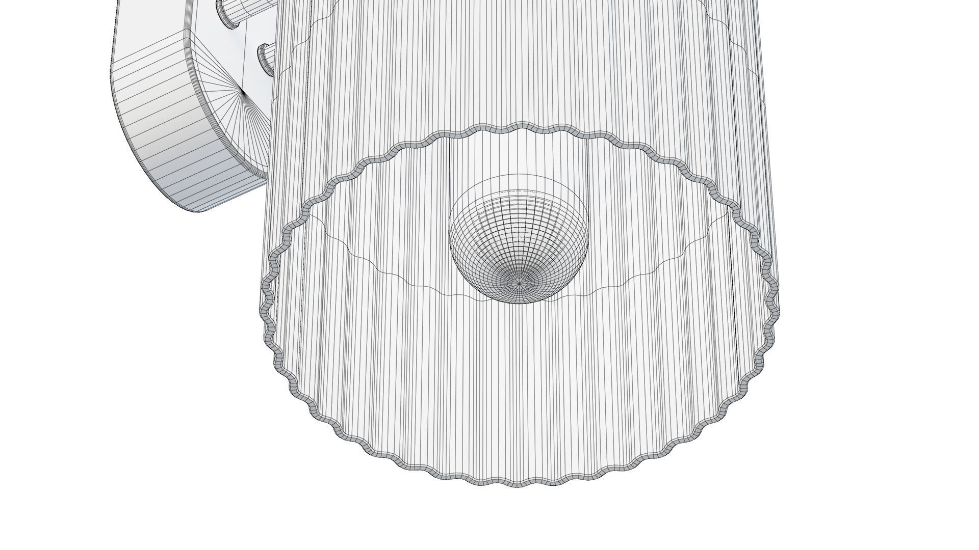 Funnel Wall Lamp 3D model_15
