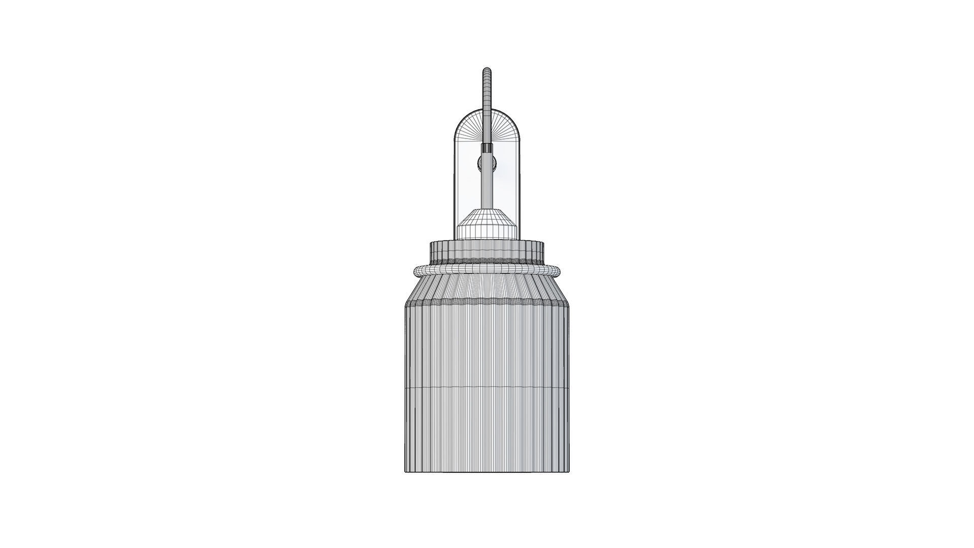 Funnel Wall Lamp 3D model_9