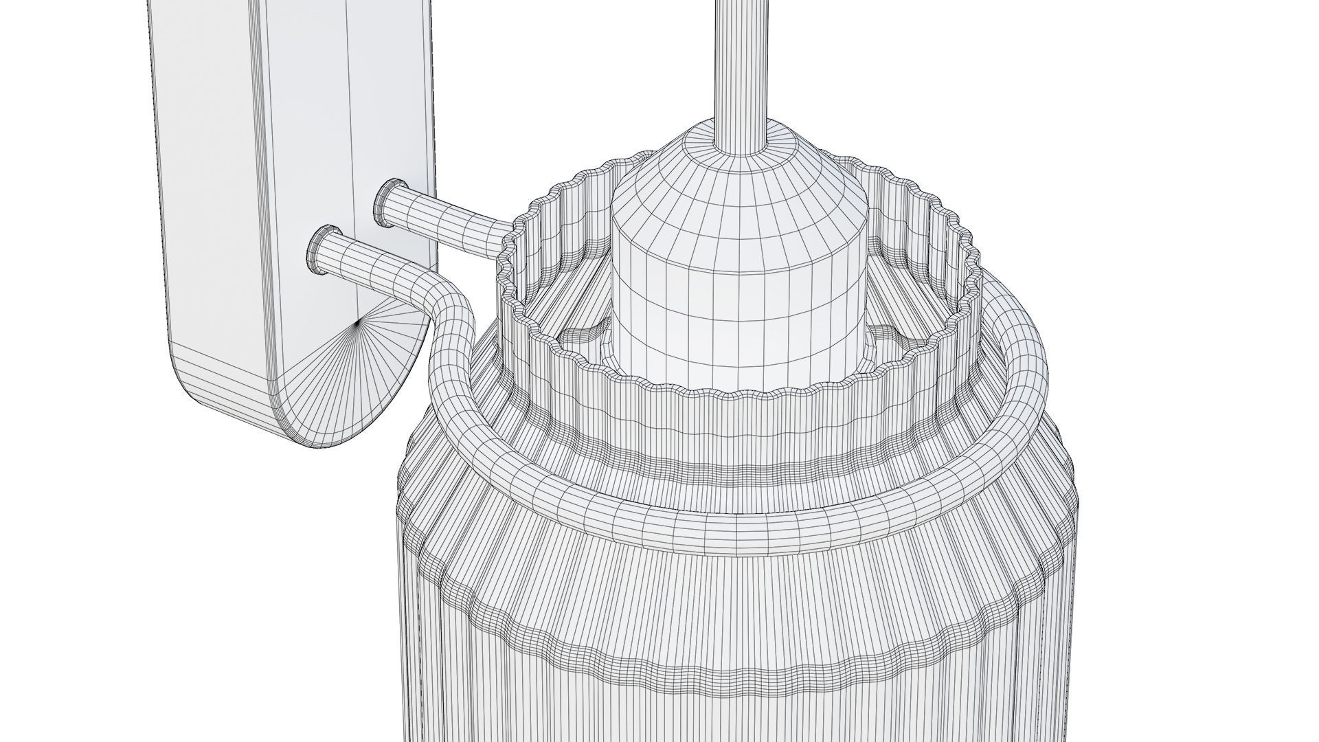 Funnel Wall Lamp 3D model_14