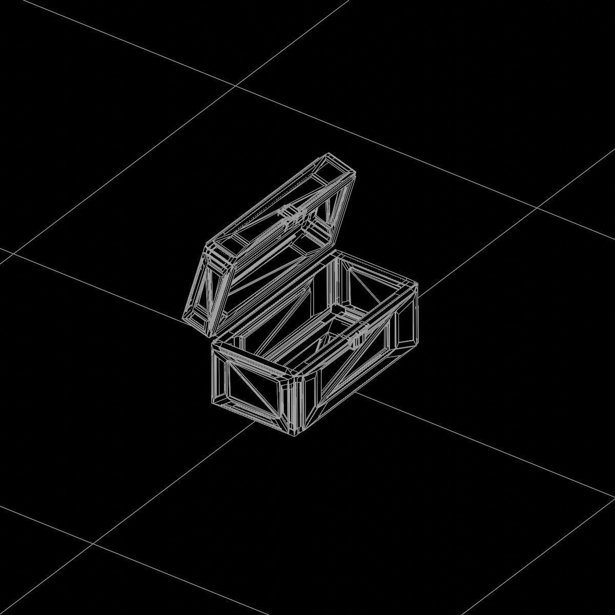 Sci-Fi Crate Box Container  Sci Fi  Object Space  030 Low-poly 3D model_3