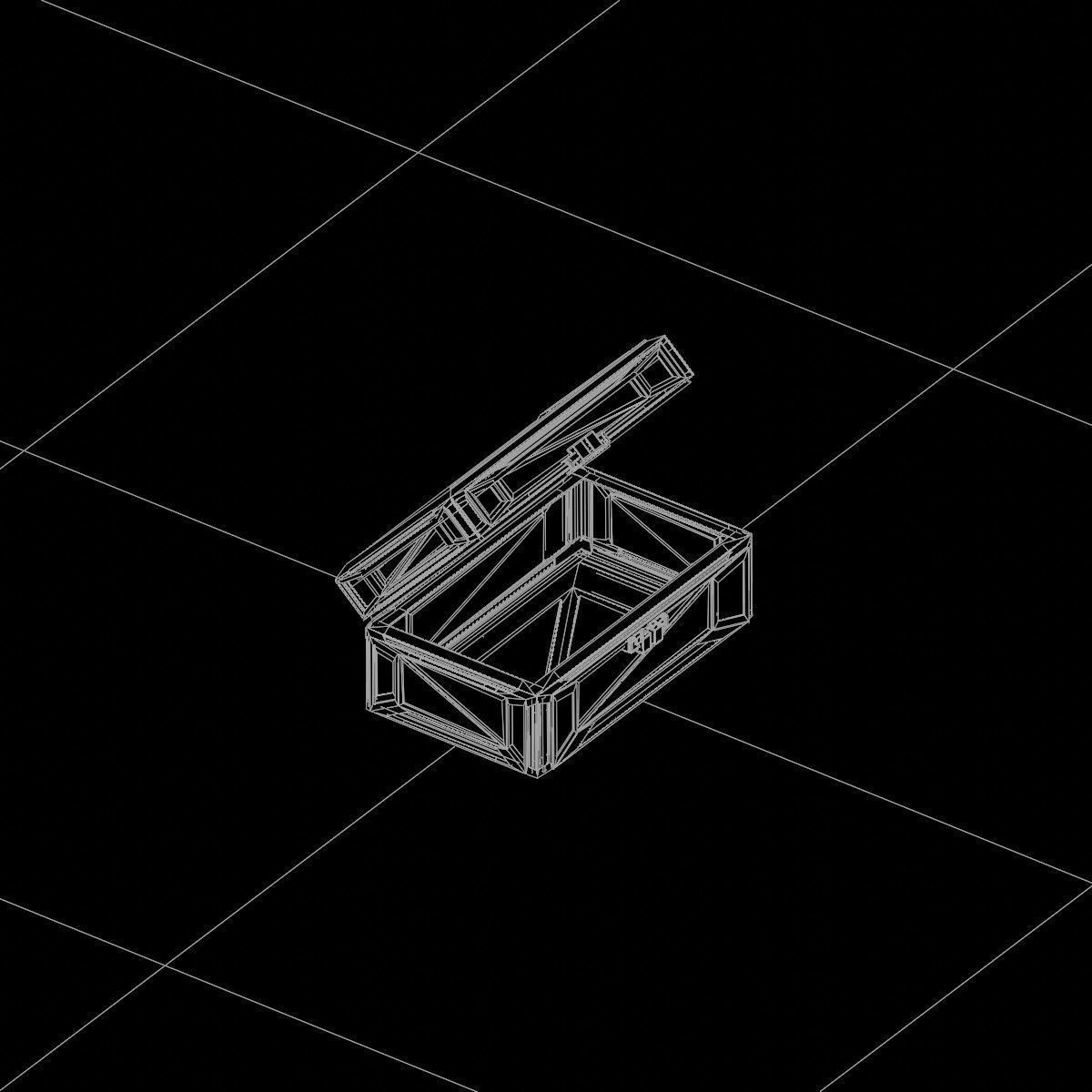 Sci-Fi Crate Box Container  Sci Fi  Object Space  023 Low-poly 3D model_3