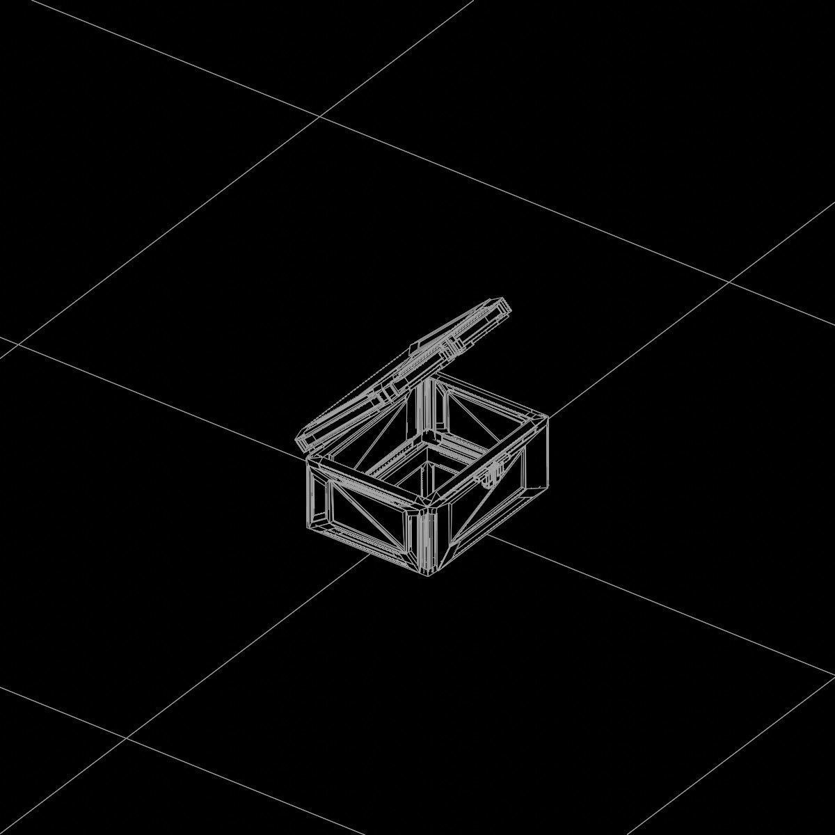 Sci-Fi Crate Box Container  Sci Fi  Object Space  022 Low-poly 3D model_3