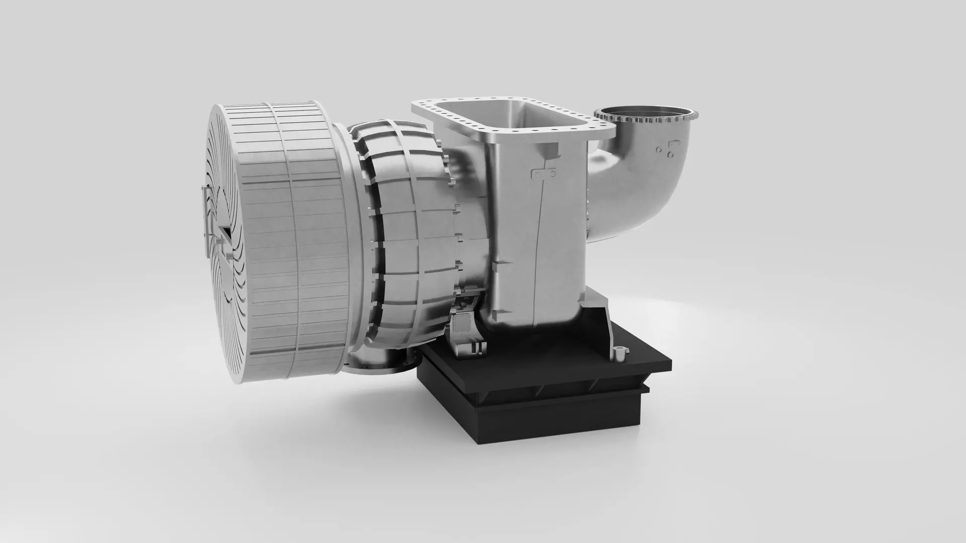 Marine Turbocharger 3D model