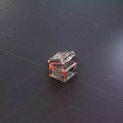 Sci-Fi Crate Box Container  Sci Fi  Object Space  016 Low-poly 3D model