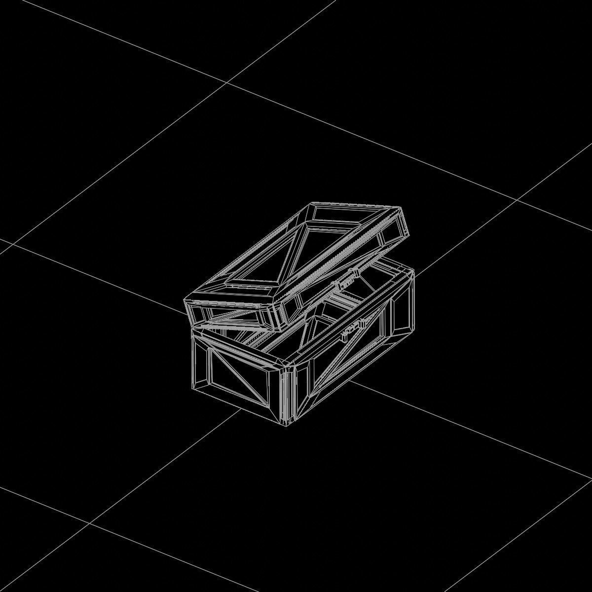 Sci-Fi Crate Box Container  Sci Fi  Object Space  014 Low-poly 3D model_4