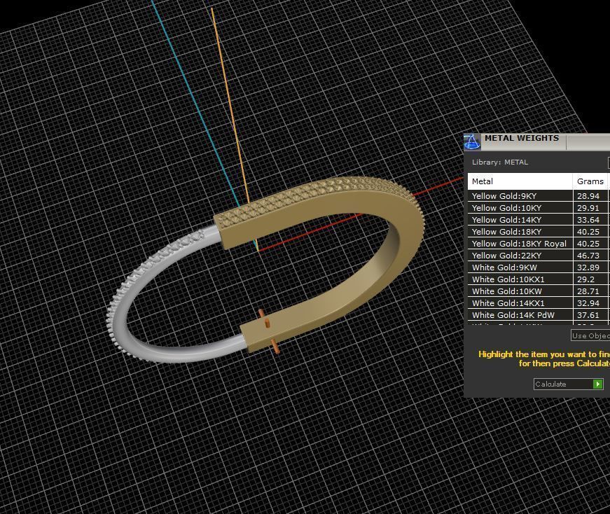 bracelet lock 3D print model_6