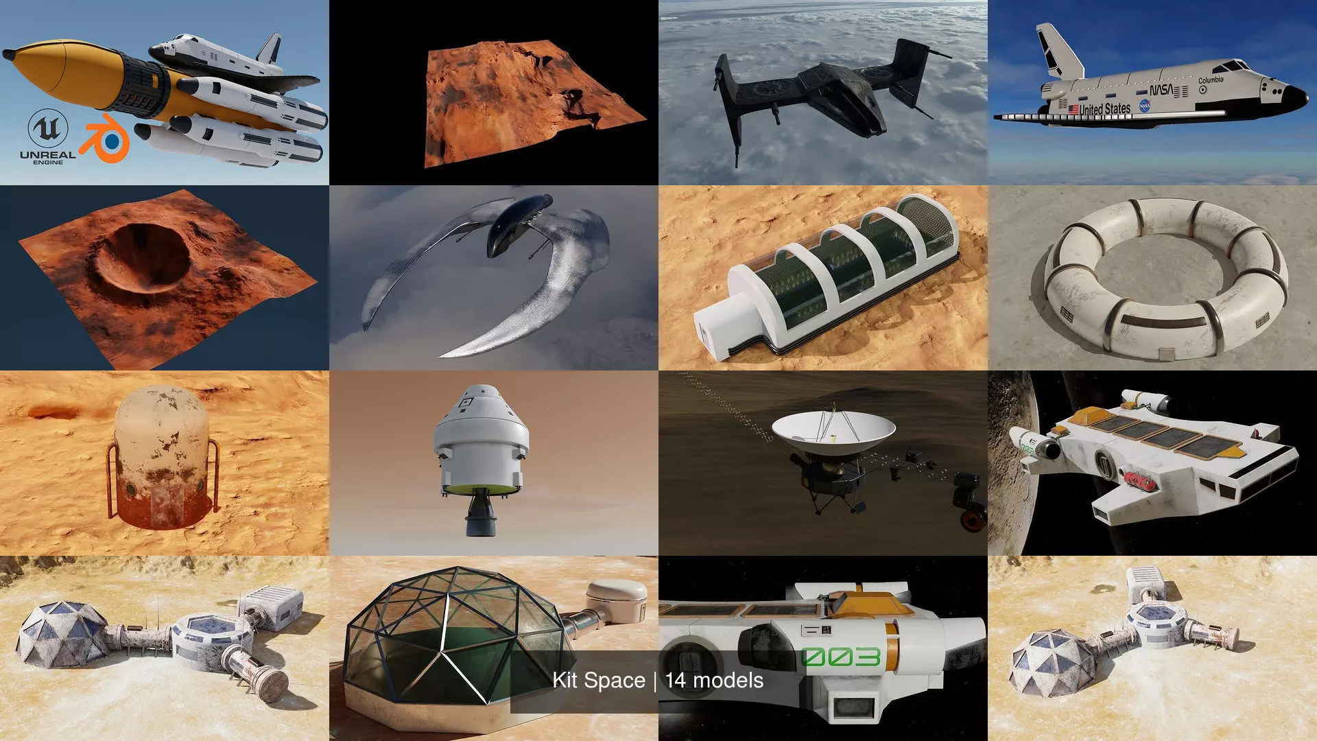 Kit Space 3D Model Collection_0