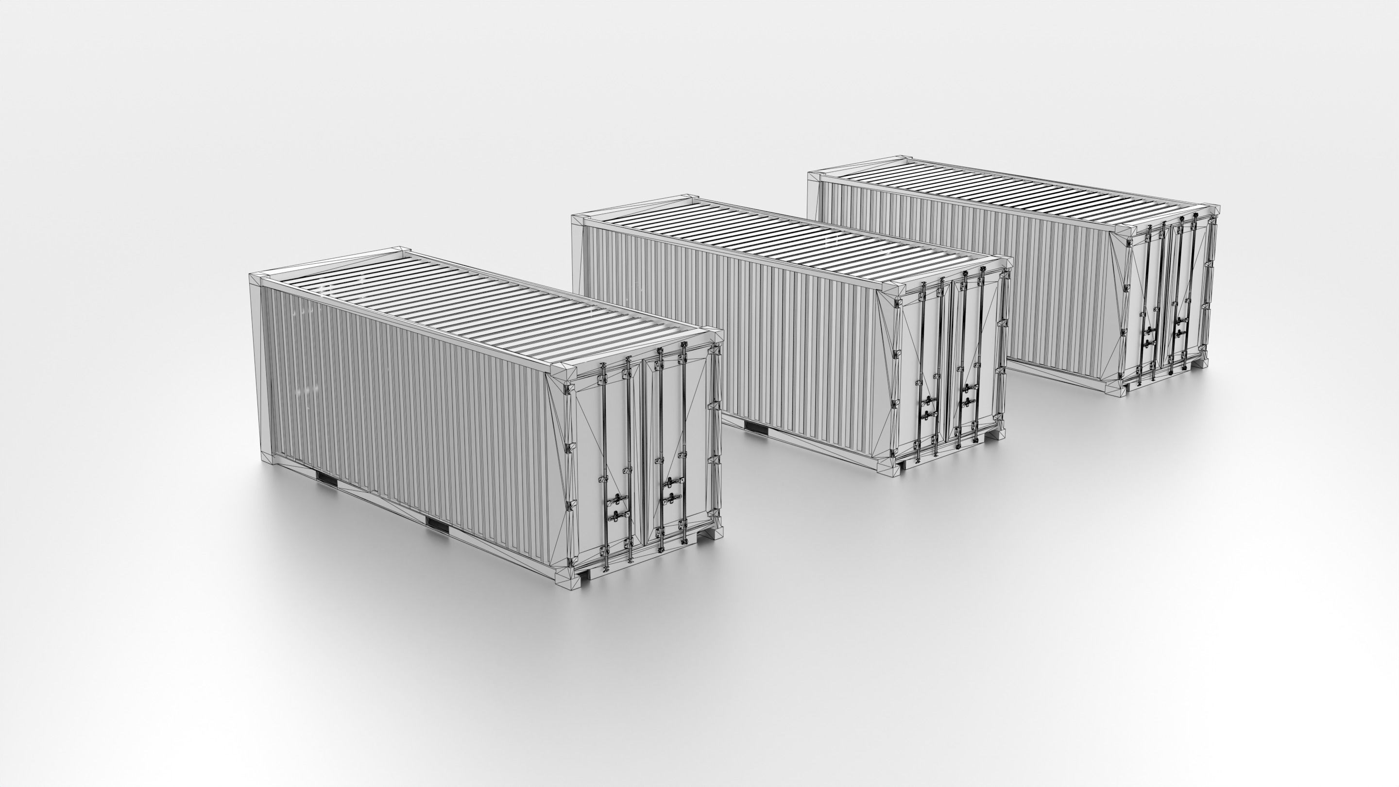 Refrigerated Container - Reefer 3D model_8