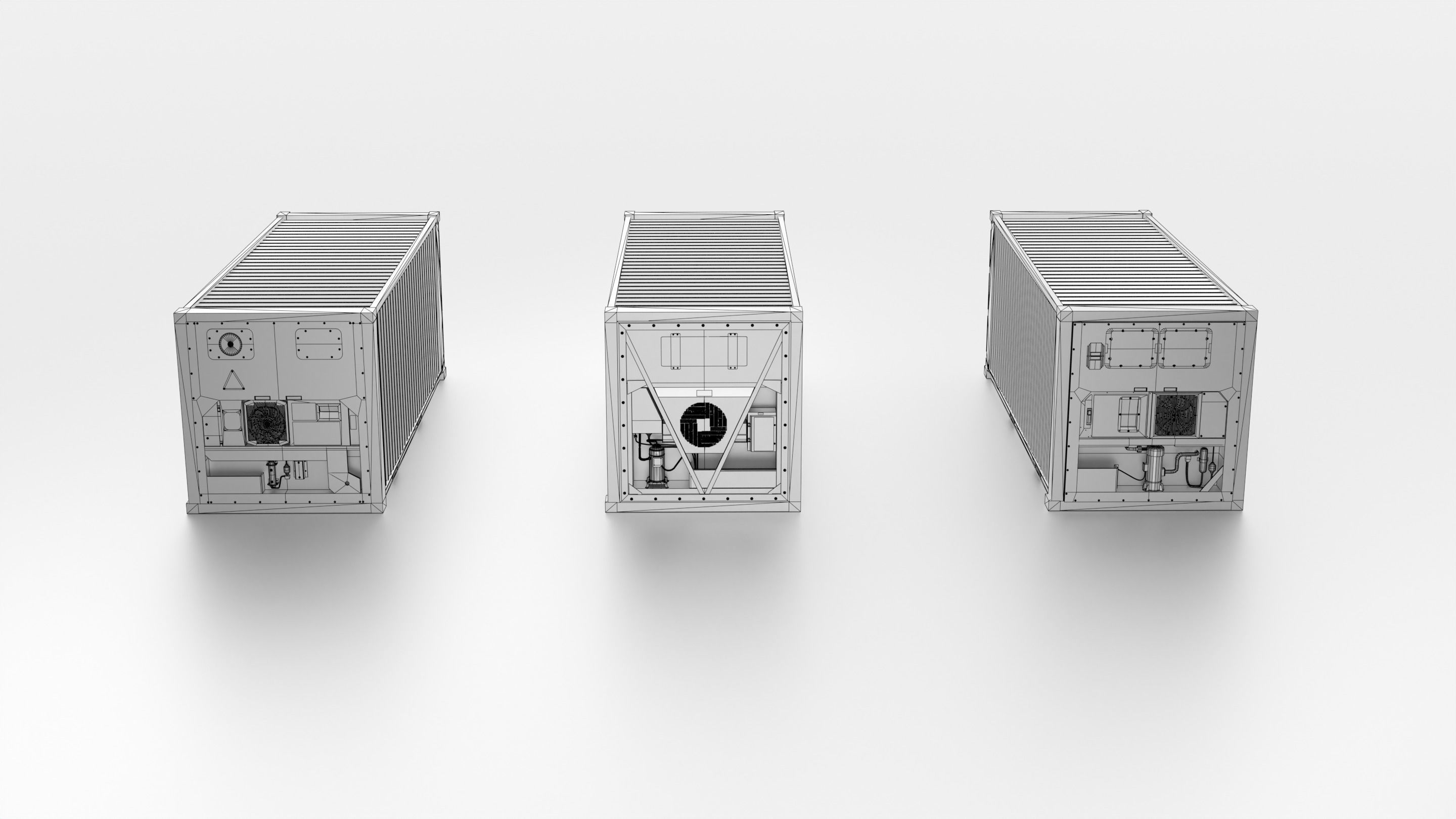 Refrigerated Container - Reefer 3D model_2