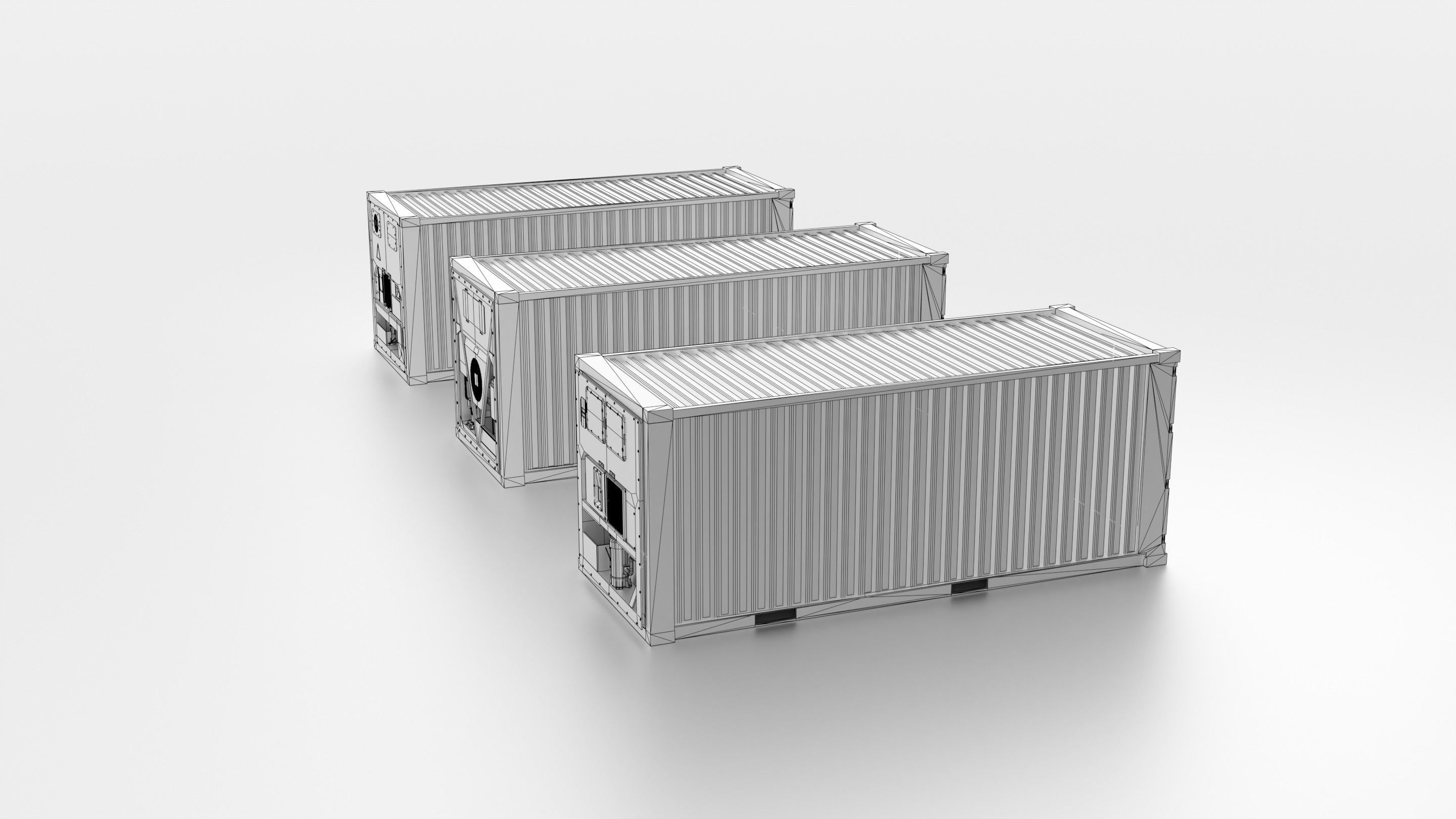 Refrigerated Container - Reefer 3D model_6