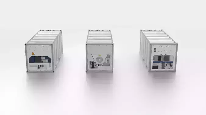 Refrigerated Container - Reefer 3D model