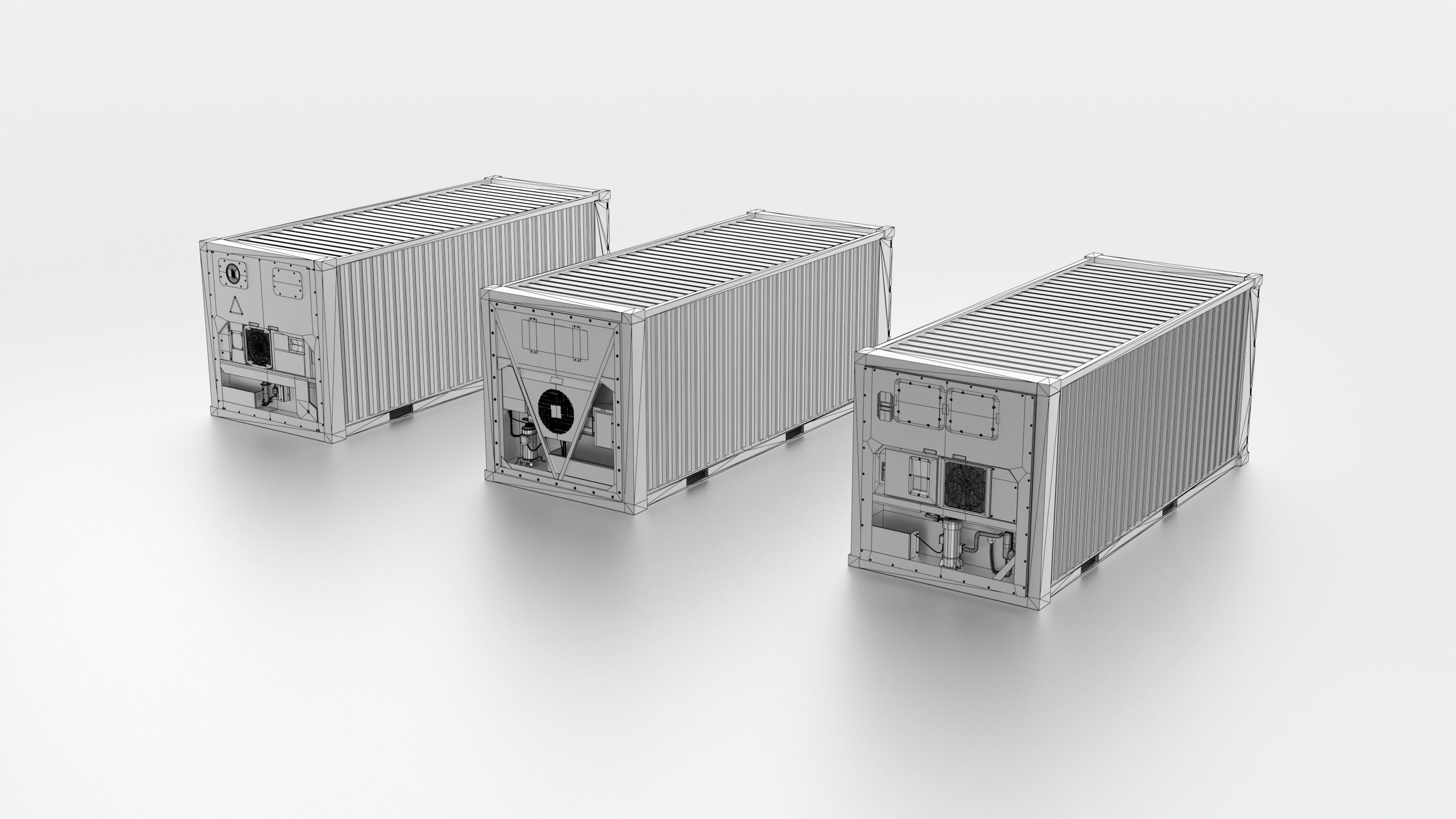 Refrigerated Container - Reefer 3D model_4