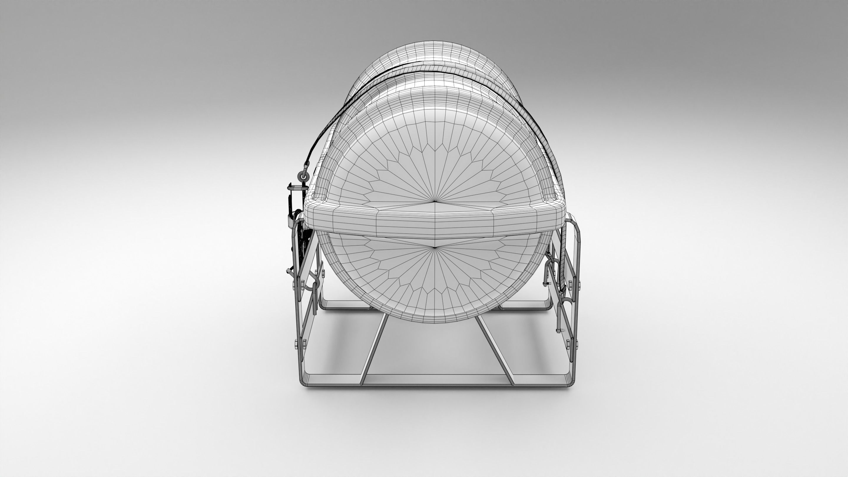 Liferaft with Stand 3D model_6