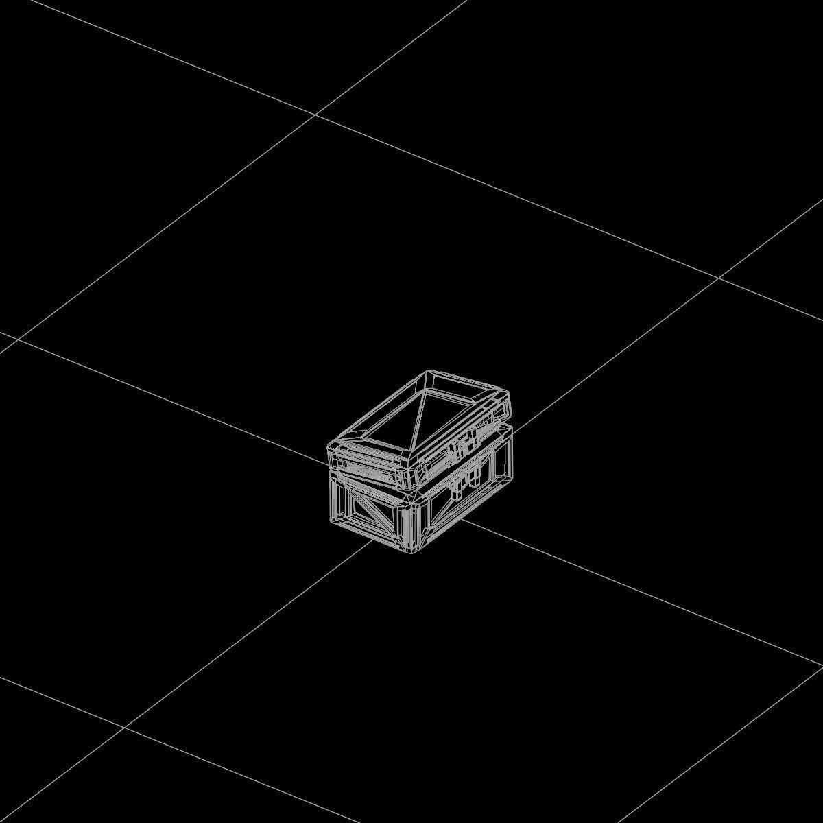 Sci-Fi Crate Box Container  Sci Fi  Object Space  09 Low-poly 3D model_4