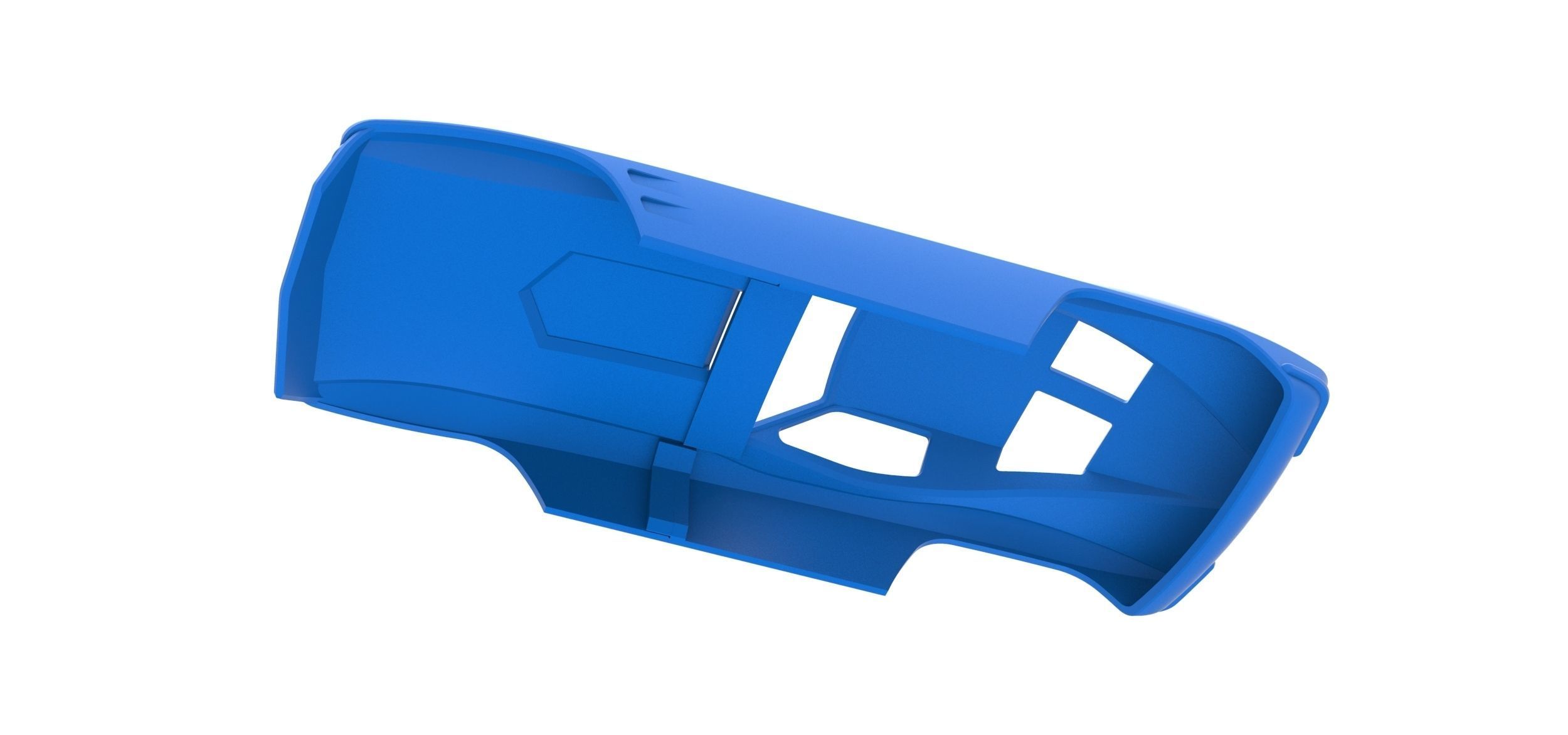 Sport car shell for monster truck Scale 1 to 25 3D print model_2