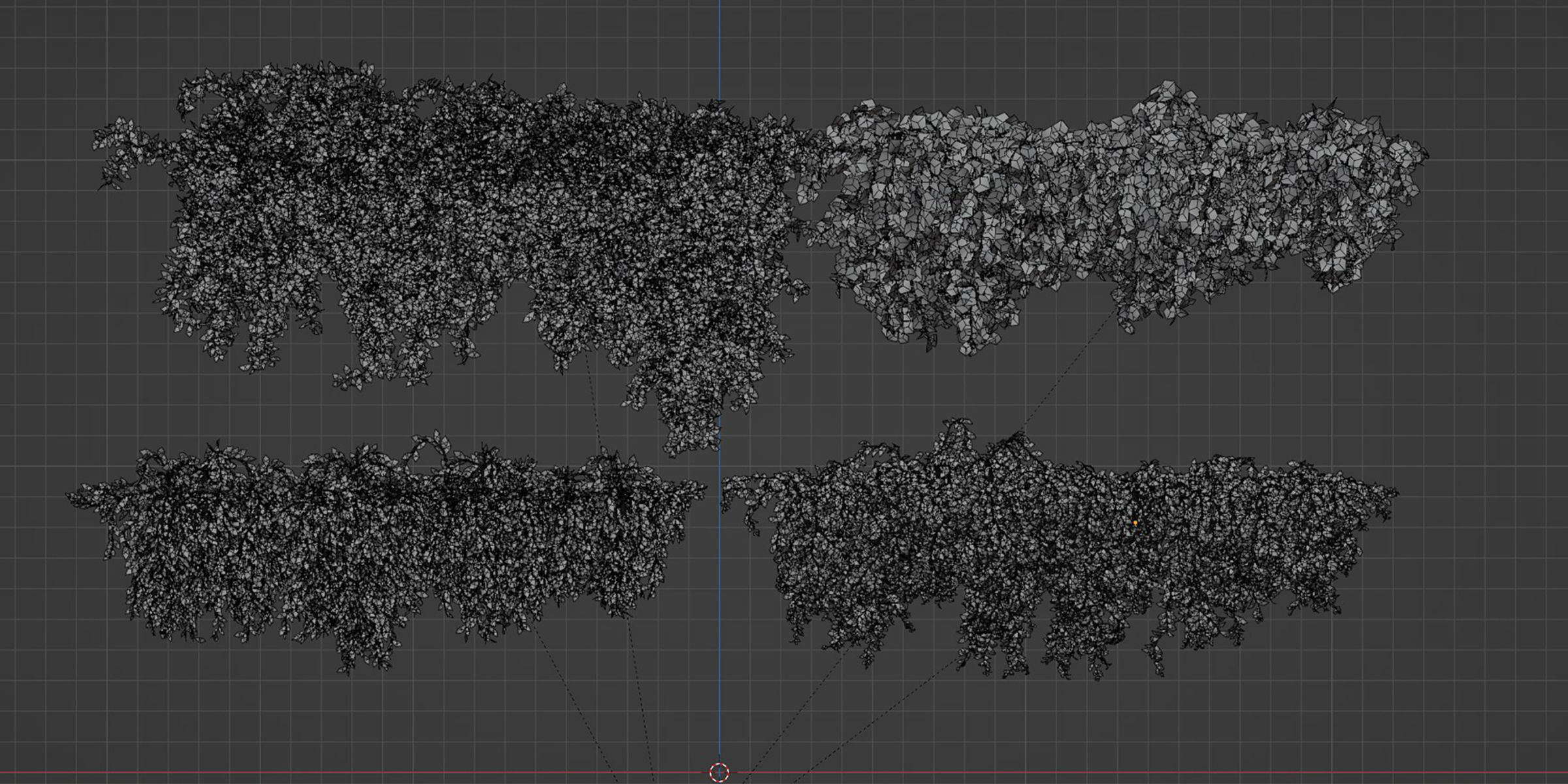 Hanging wall creeper plants collection-Blender-001 _23