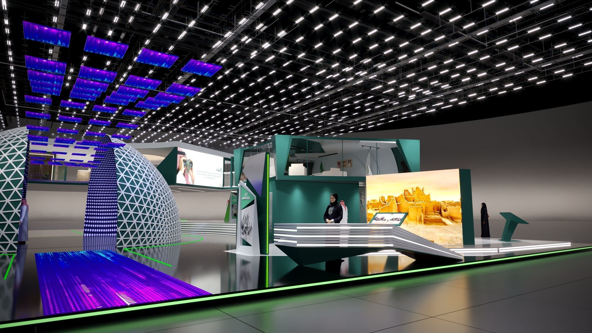 booth Ministry of Defense 1000m 3D model_73