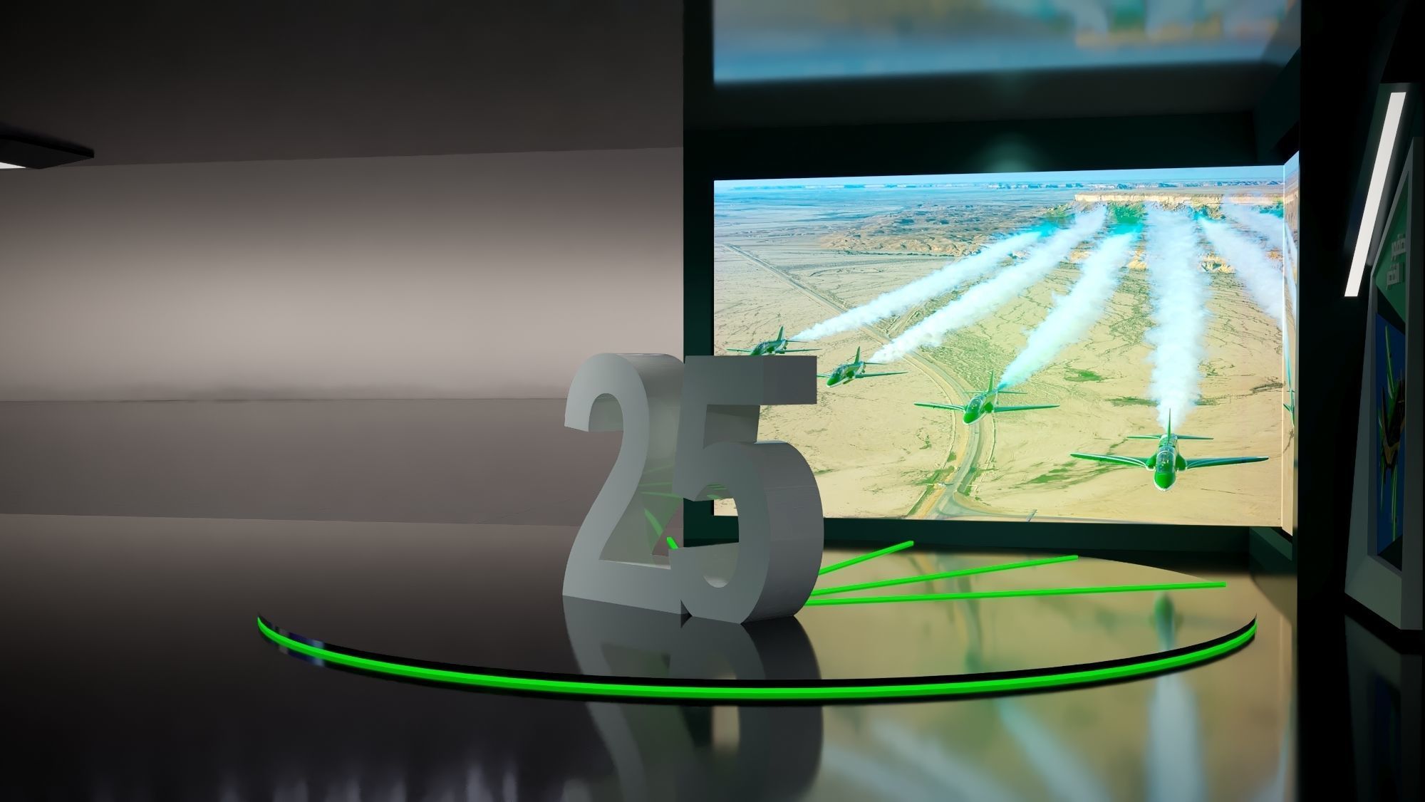 booth Ministry of Defense 1000m 3D model_15