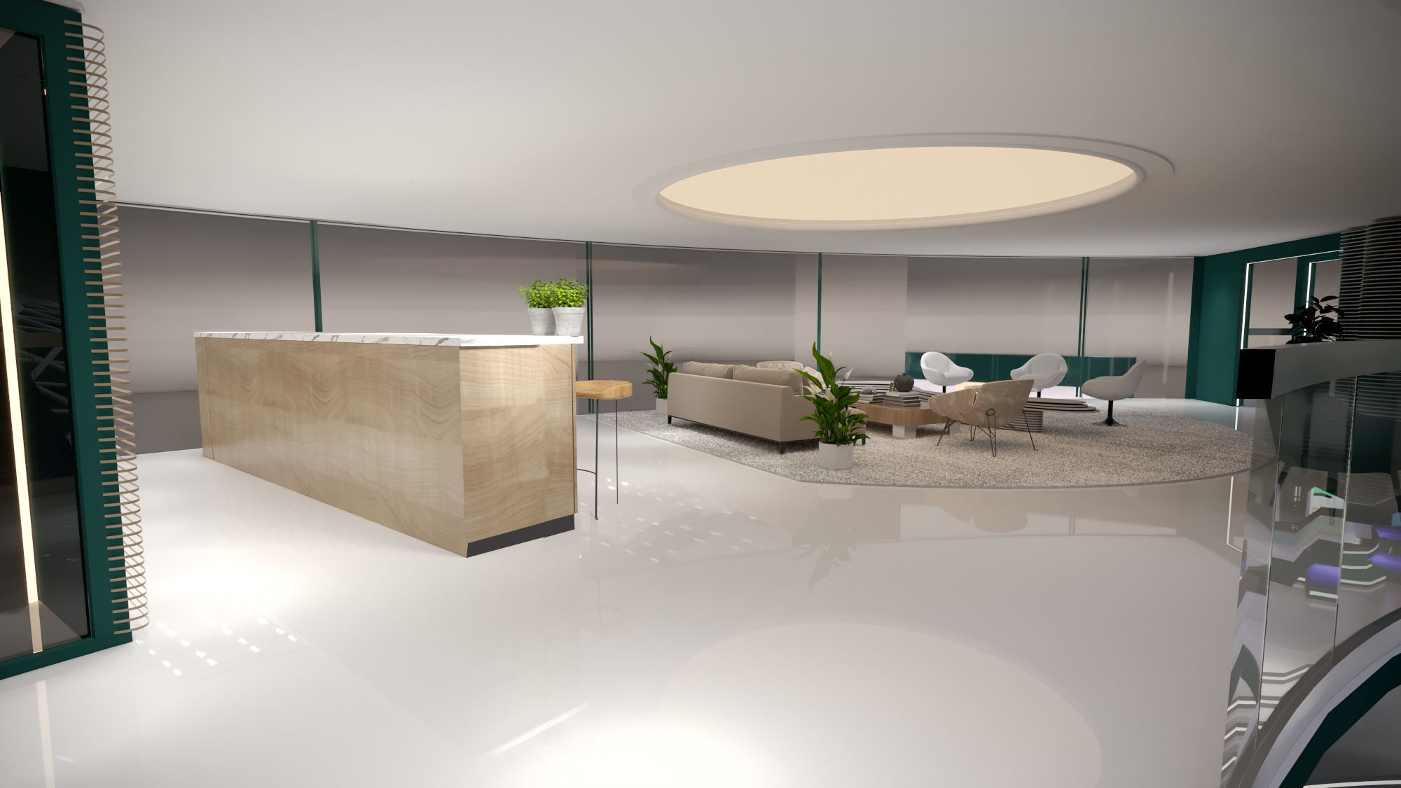 booth Ministry of Defense 1000m 3D model_27