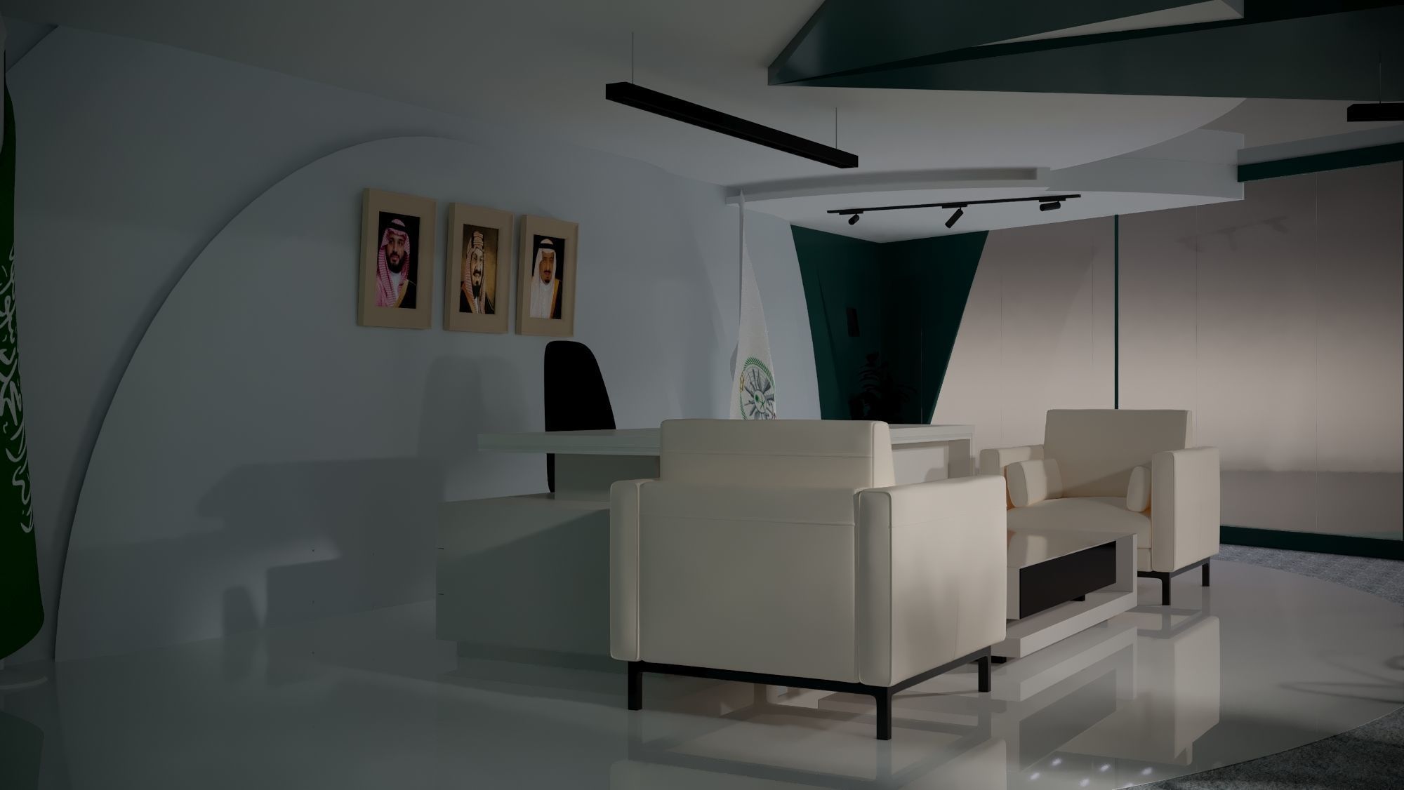 booth Ministry of Defense 1000m 3D model_45