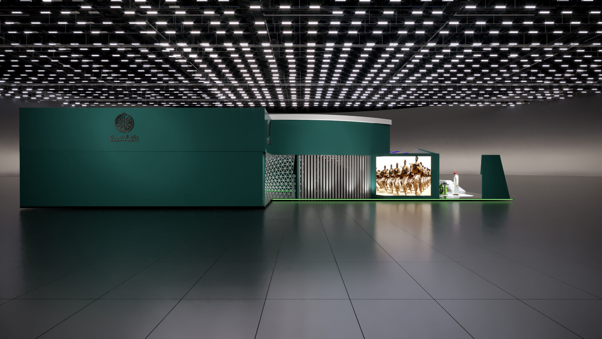 booth Ministry of Defense 1000m 3D model_20