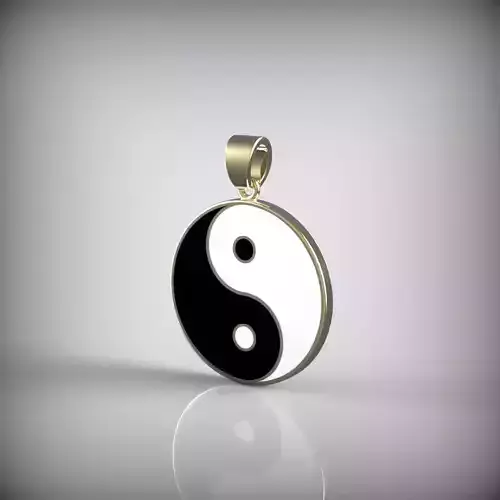 Pendant Yin and Yang
