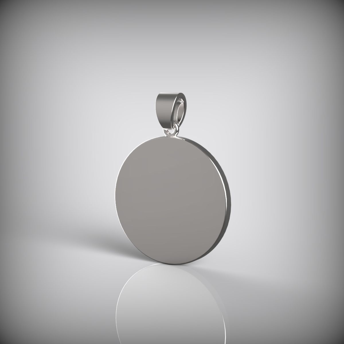 Pendant Yin and Yang 3D print model_6
