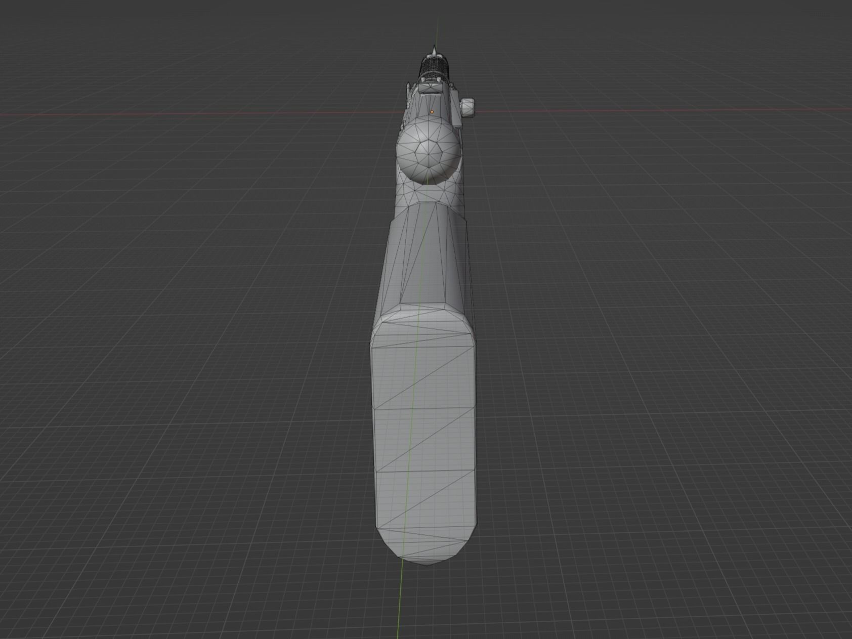 Beretta MAB 38 Low-poly 3D model_3