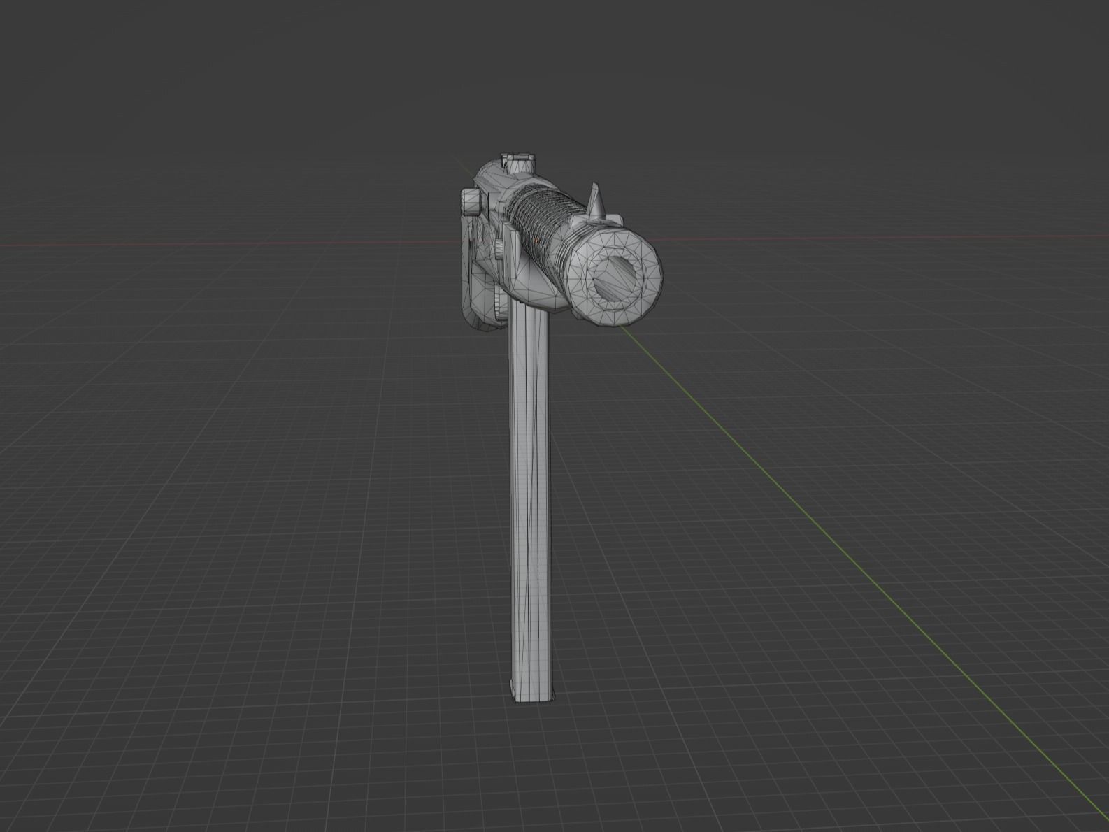 Beretta MAB 38 Low-poly 3D model_8