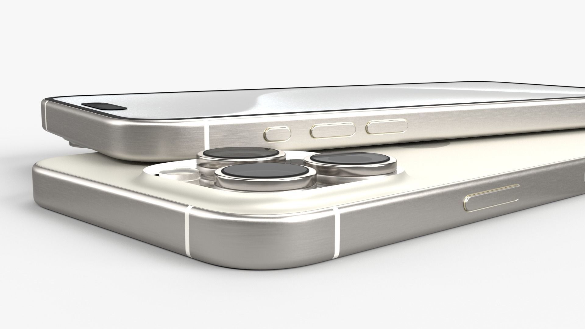 Apple iphone 15 pro  and pro max all colors  3D model_9