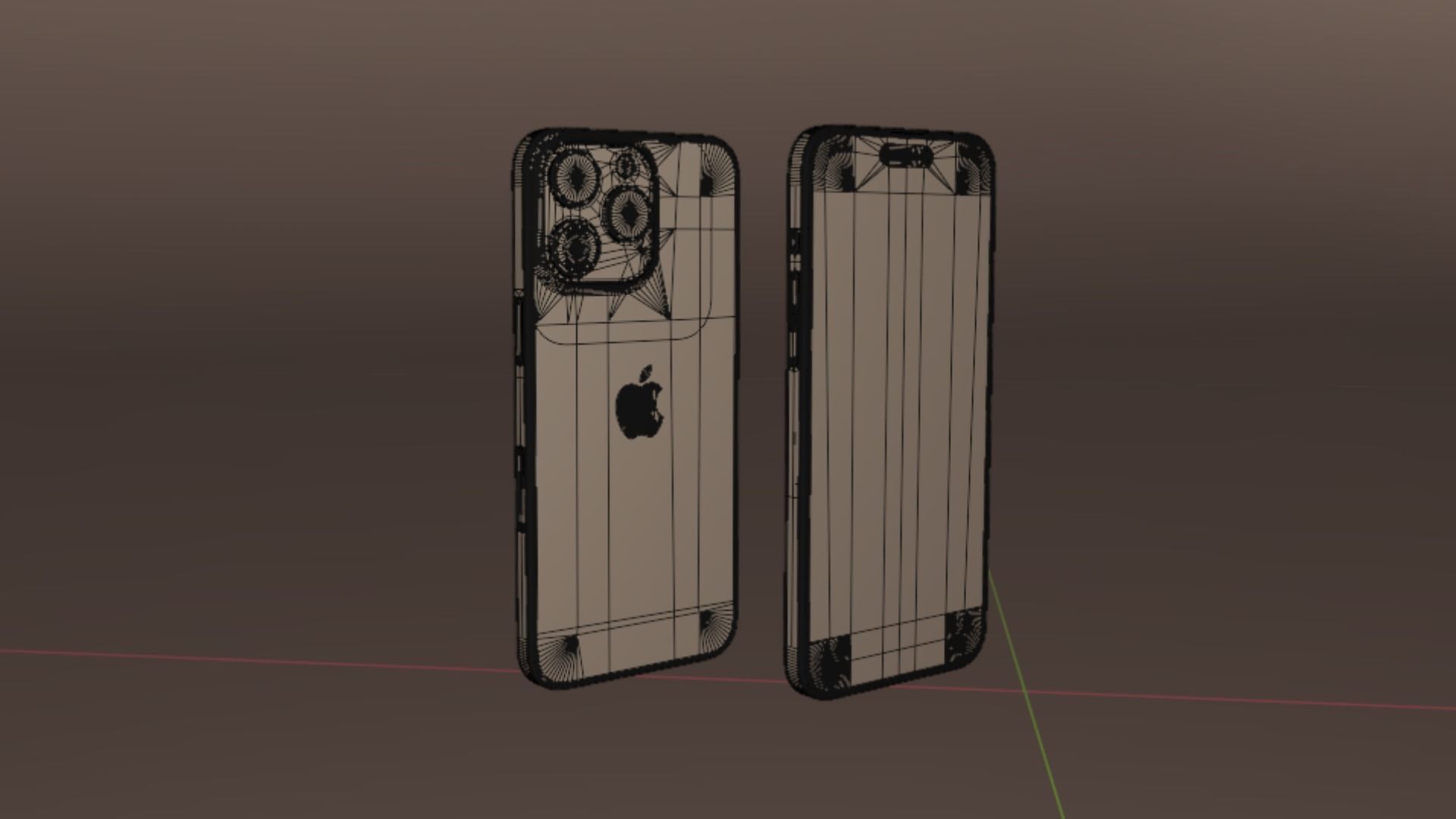 Apple iphone 15 pro  and pro max all colors  3D model_21