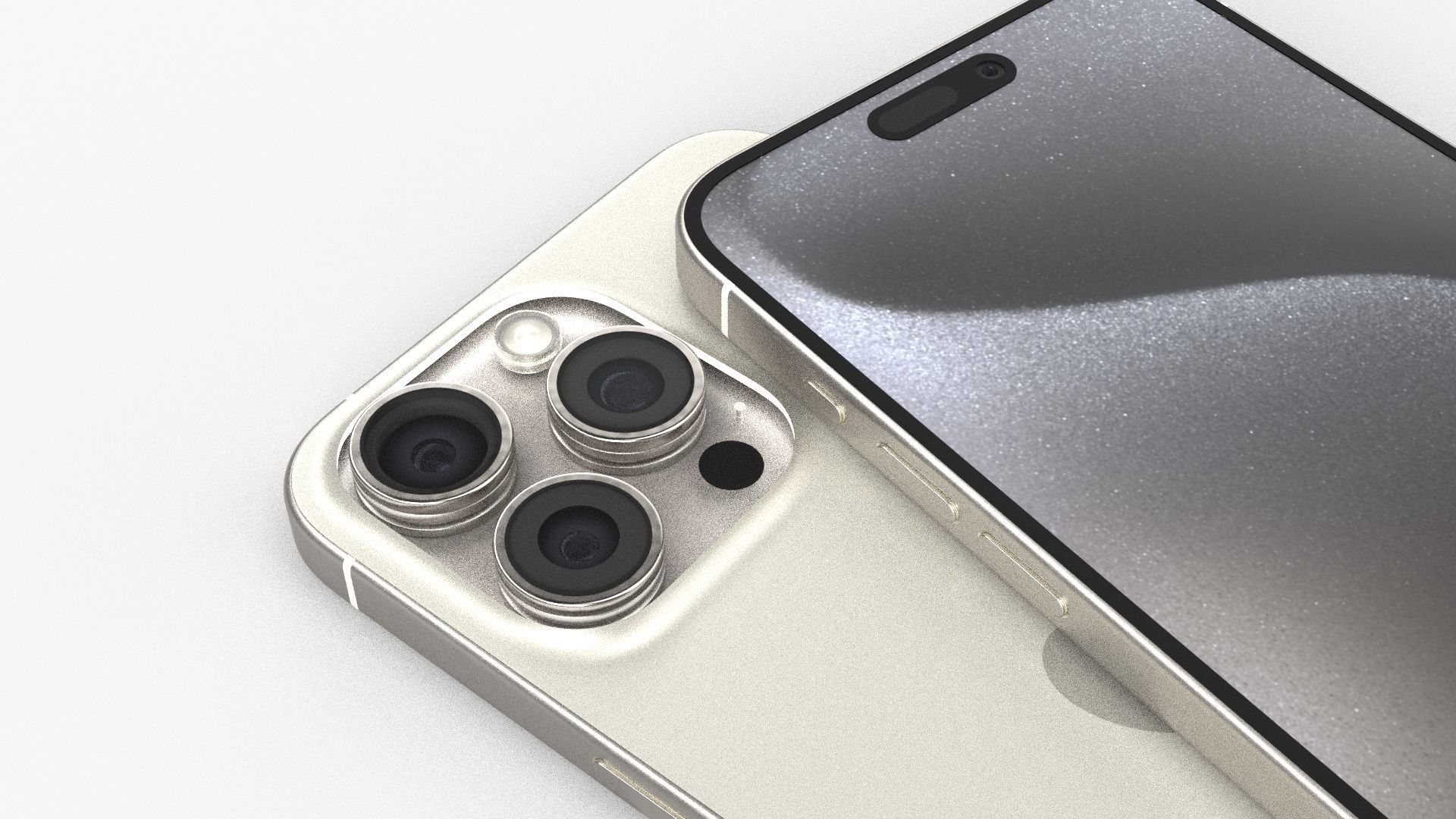 Apple iphone 15 pro  and pro max all colors  3D model_11