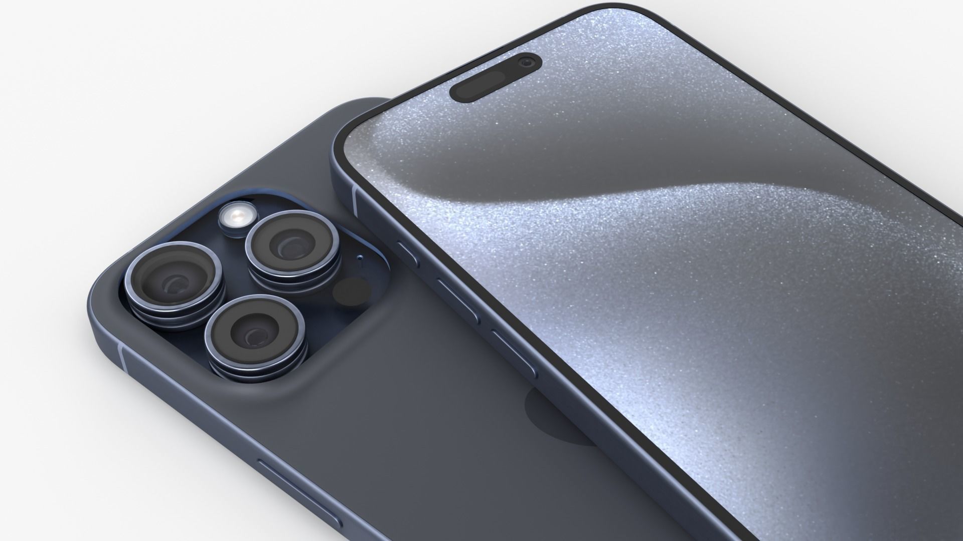 Apple iphone 15 pro  and pro max all colors  3D model_8