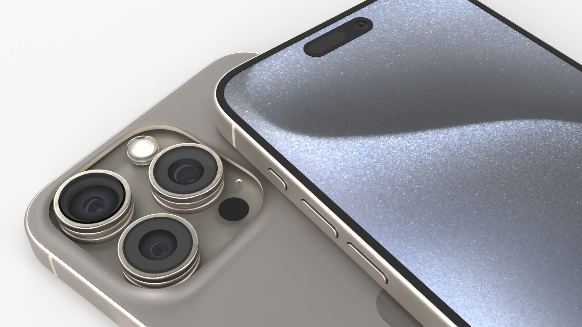 Apple iphone 15 pro  and pro max all colors  3D model_10