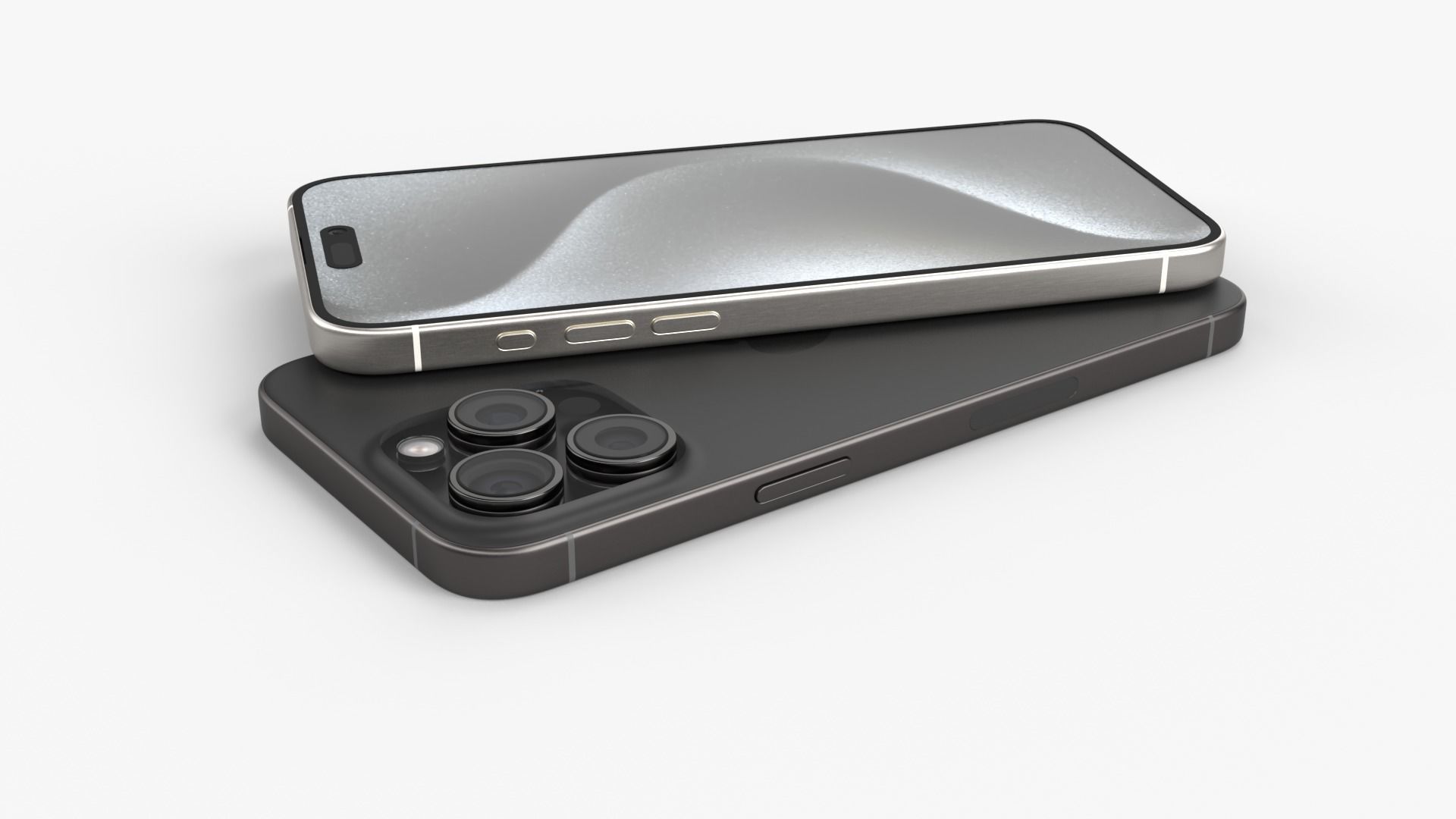 Apple iphone 15 pro  and pro max all colors  3D model_13